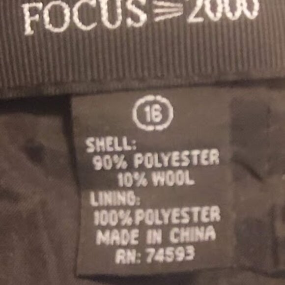 FOCUS 2000 FLAIR WOOL SKIRT - Picture 4 of 5
